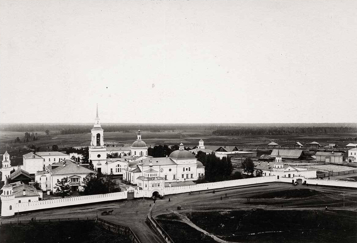 Верхотурский Свято-Николаевский монастырь. Старинное фото – фотографии России