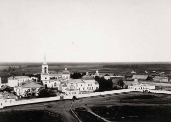 Верхотурский Свято-Николаевский монастырь. Старинное фото – фотографии России