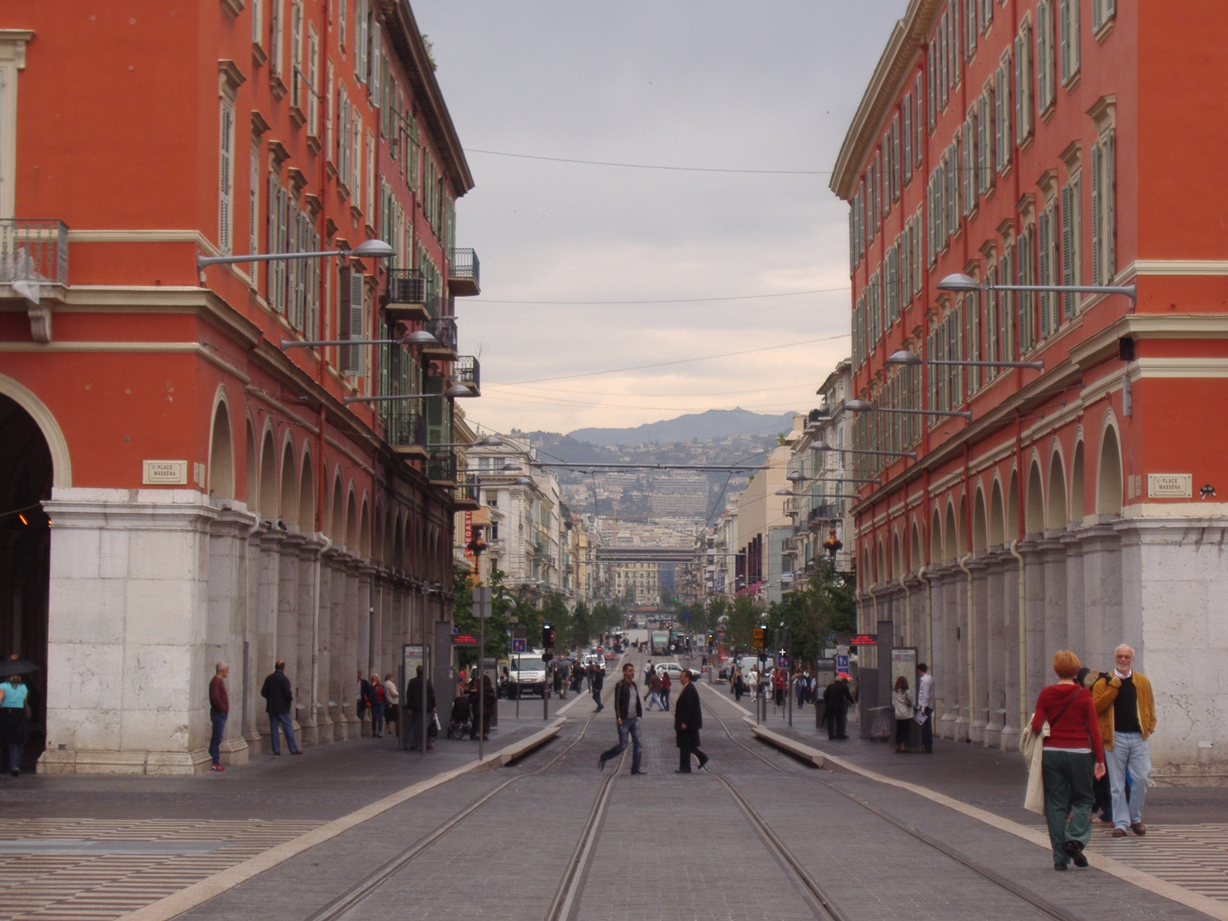Улица в Ницце, Франция – фотографии Франции