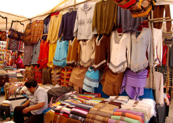 Бутик в городе Писак Священной долины Инков, Перу – фотографии Перу