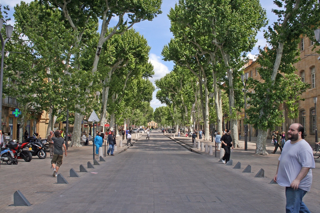 Улица в Экс-ан-Прованс, Франция. Фото 2 – фотографии Франции