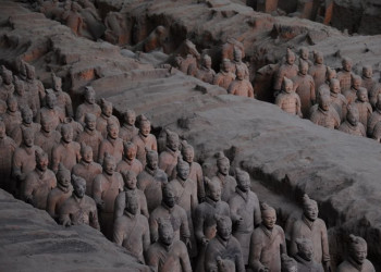 Скульптуры Терракотовой Армии в Сиане, Китай – фотографии Китая