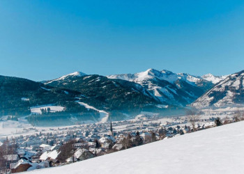 Вид на курорт Качберг с высоты. Австрия. – фотографии Австрии