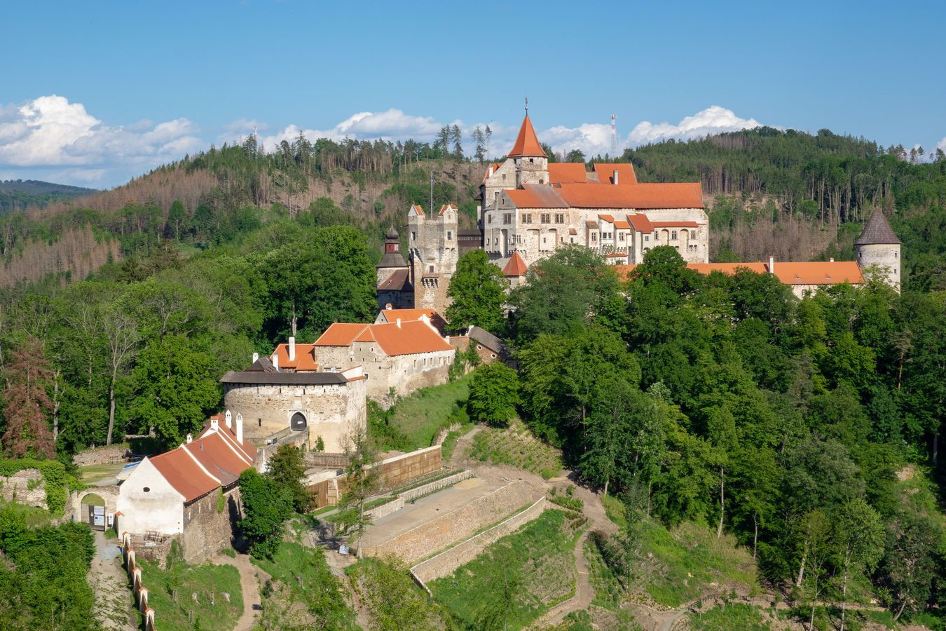 Замок Пернштейн 2 – фотографии Чехии