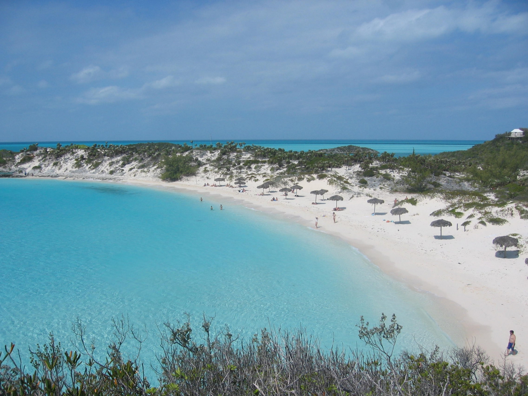 Пляж на острове Эксума, Багамские острова. Фото 2 – фотографии Багамских островов