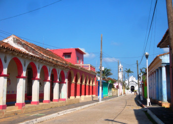 Улица в Тлакотальпане, Мексика – фотографии Мексики