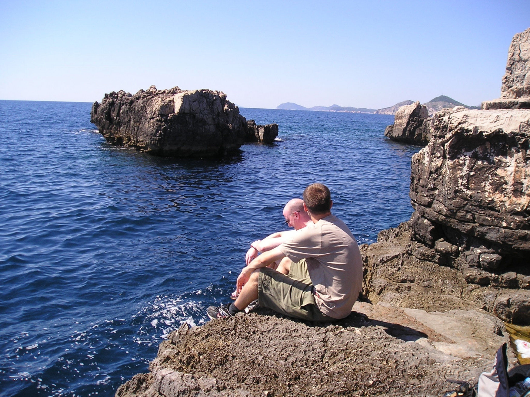 Мужчины на острове Локрум, Хорватия – фотографии Хорватии