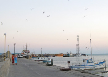 Пристань в Поморие, Болгария – фотографии Болгарии