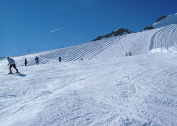 Горнолыжная трасса в Валь-д'Изер, Франция. Фото 1 – фотографии Франции