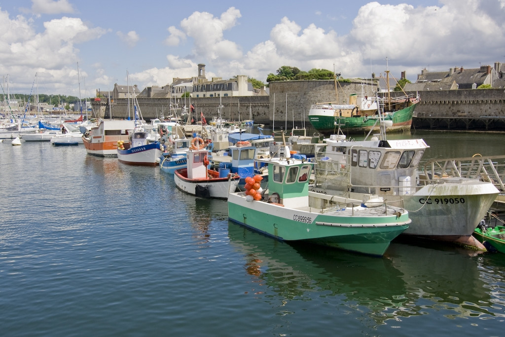 Порт в Конкарно, Франция. Фото 2 – фотографии Франции