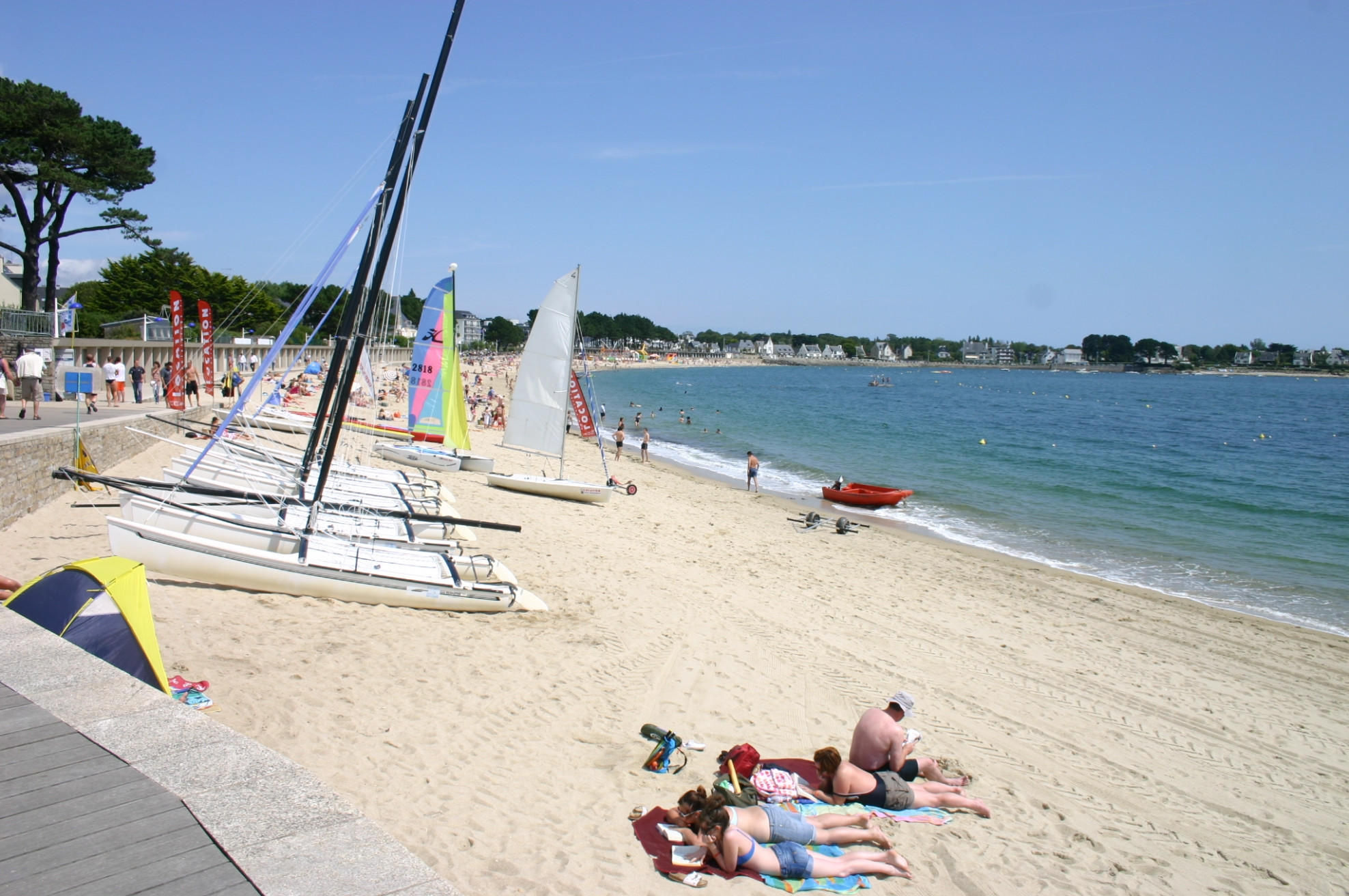 Пляж в Беноде, Франция – фотографии Франции