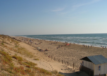 Пляж в Мимизан, Франция – фотографии Франции