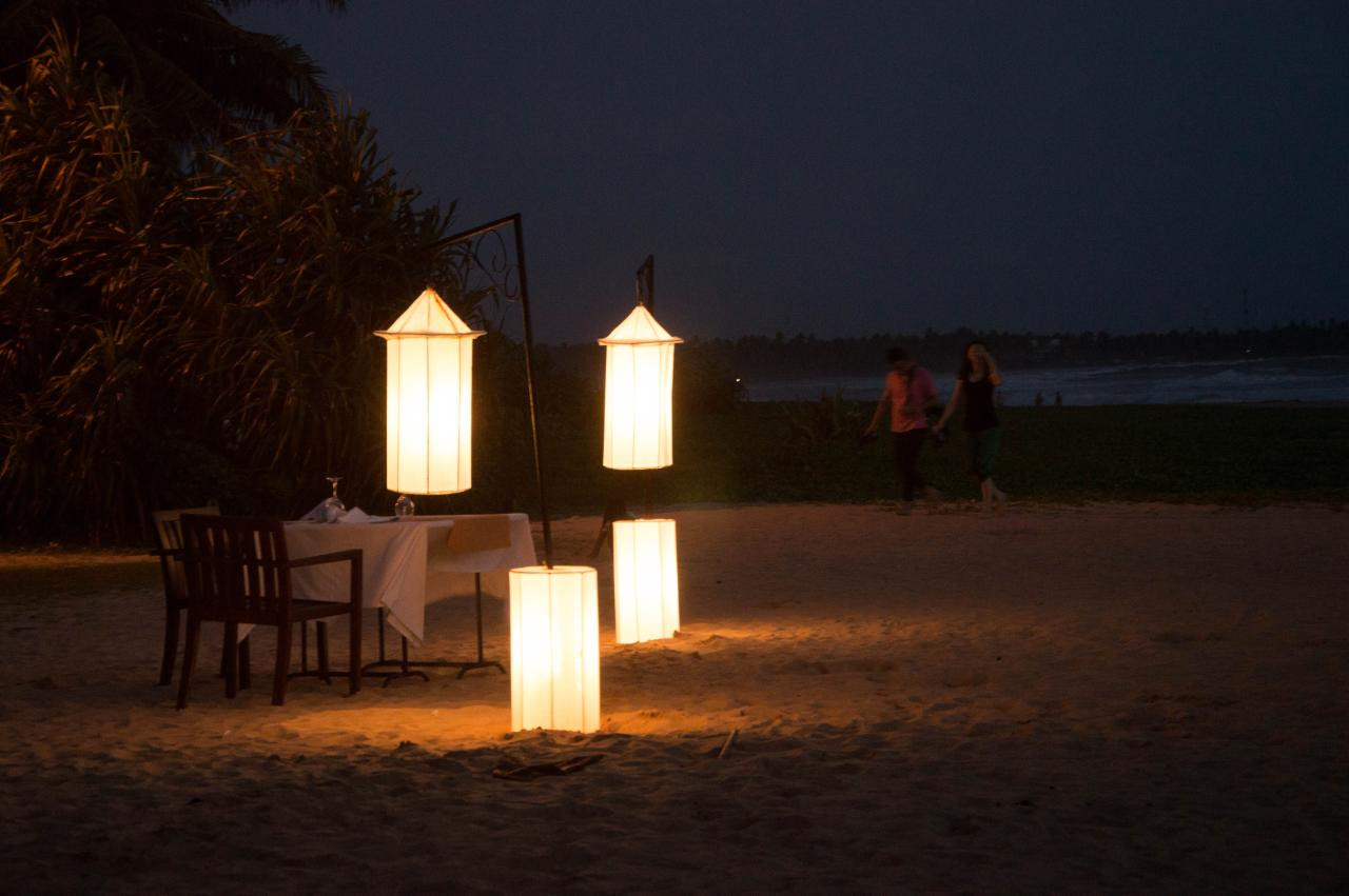 Ахунгалла, вечерний пляж – фотографии Шри-Ланки