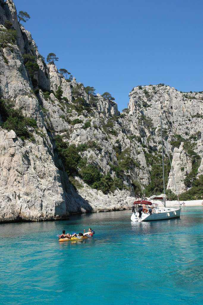 Скала в Кассис, Франция – фотографии Франции