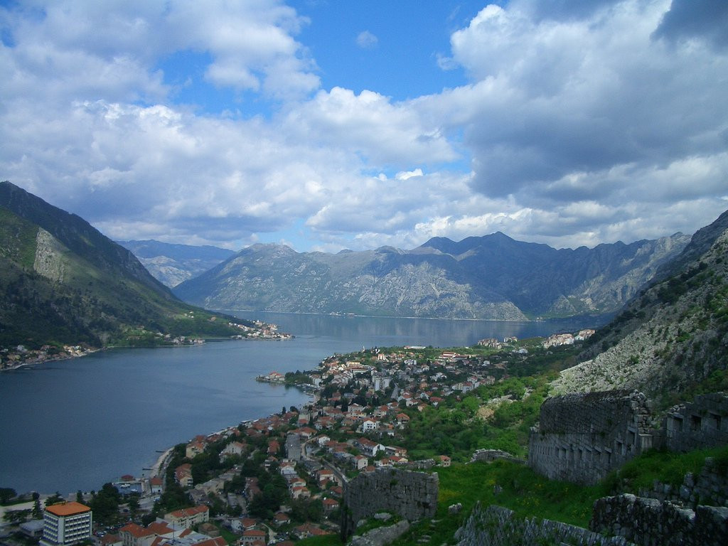 Панорамный вид в Которском заливе, Черногория. Фото 15 – фотографии Черногории