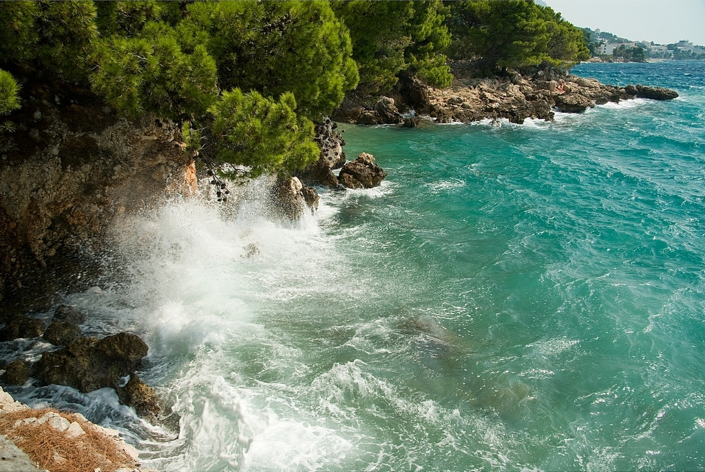 Море в Подгора, Хорватия. Фото 4 – фотографии Хорватии