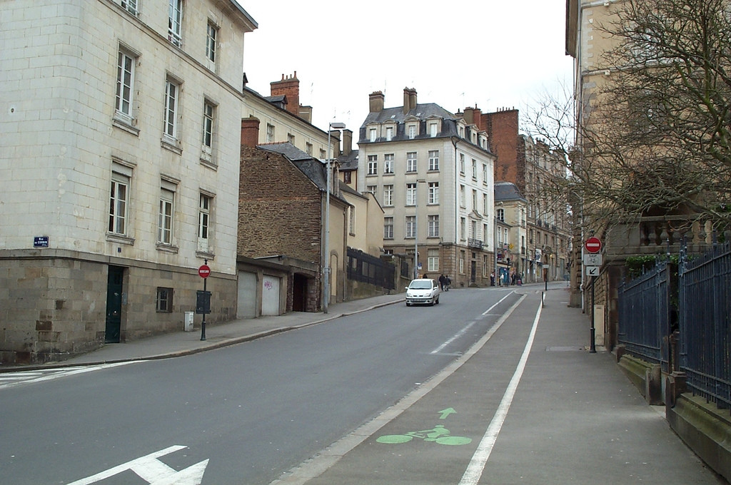 Улица в Ренне, Франция. Фото 4 – фотографии Франции