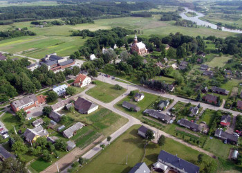 Вид на Кернаве с высоты птичьего полёта – фотографии Литвы