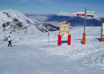 Снег в Сен-Мартен-де-Бельвиль, Франция – фотографии Франции