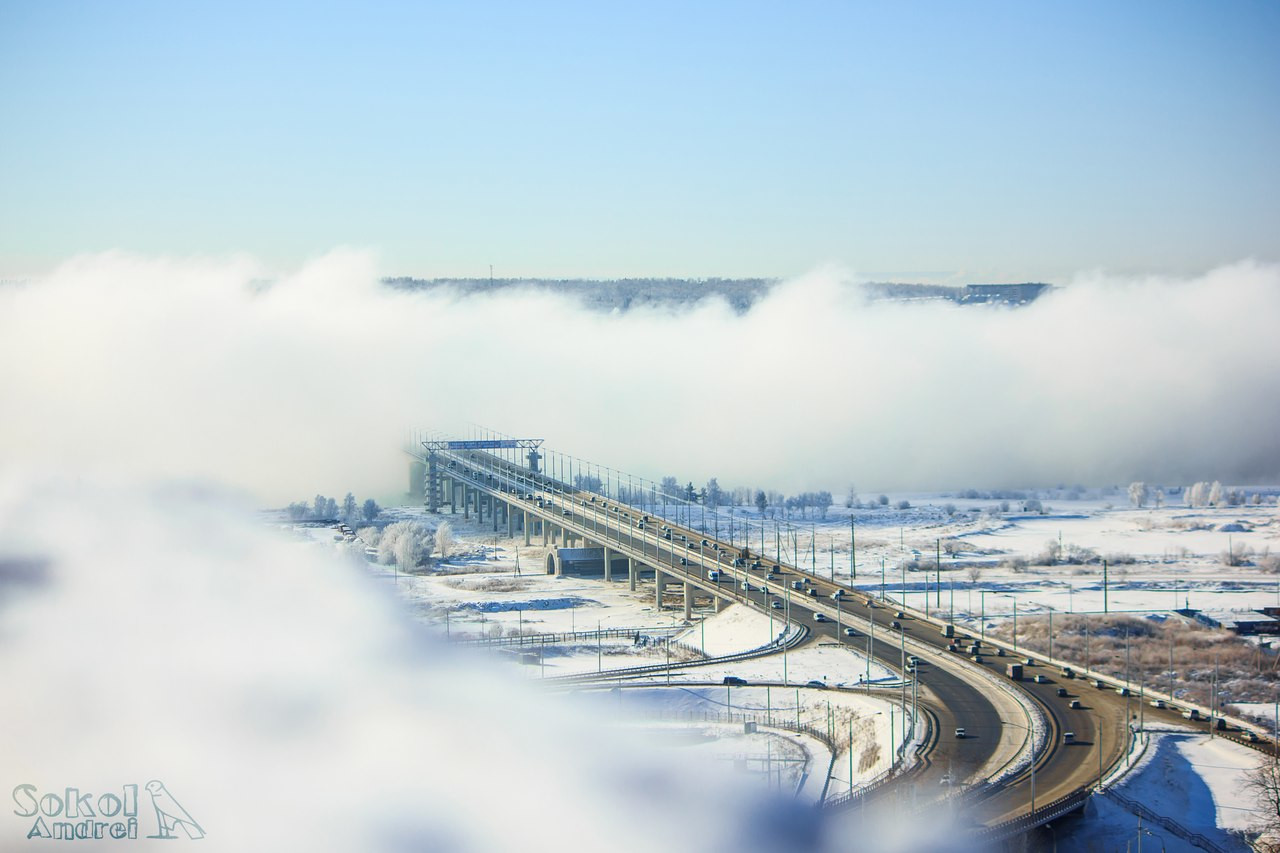 Иркутск в тумане, Россия – фотографии России
