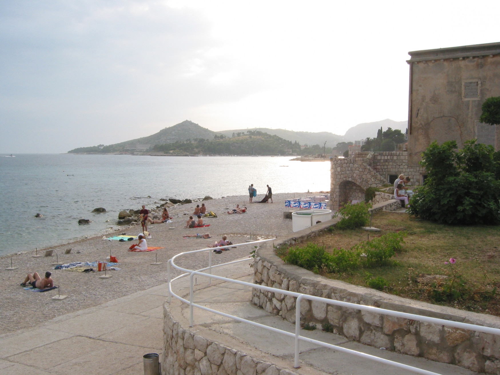 Пляж в Млини, Хорватия. Фото 3 – фотографии Хорватии