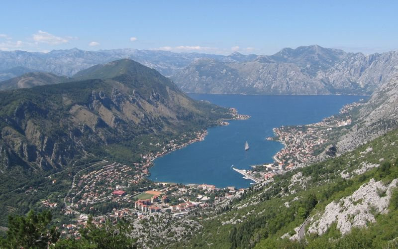Панорамный вид в Которском заливе, Черногория. Фото 31 – фотографии Черногории