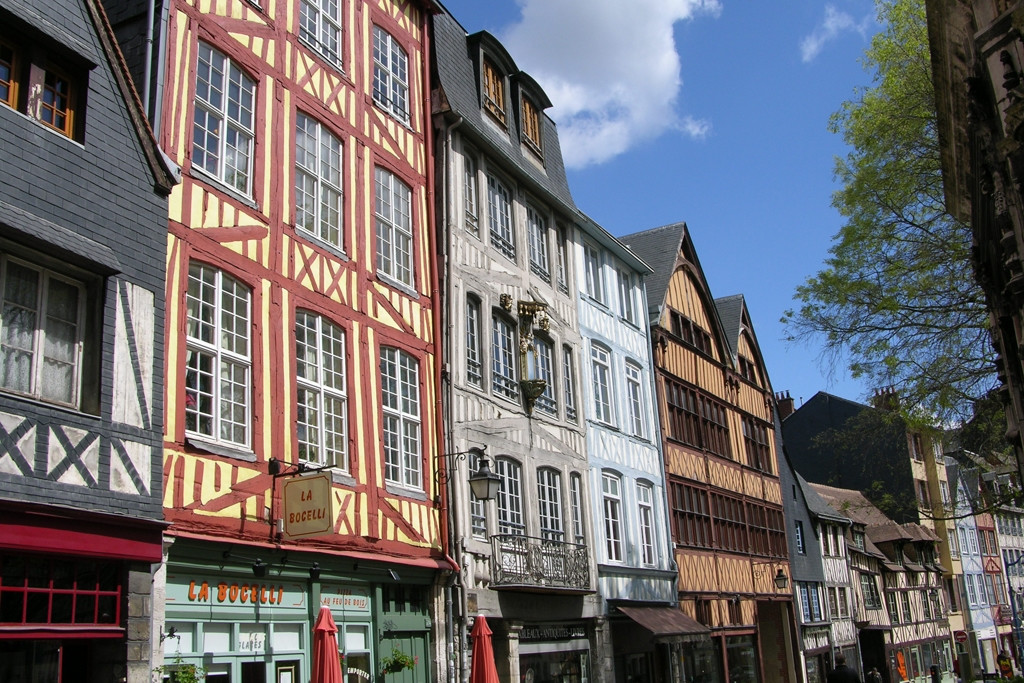 Дома в Руане, Франция. Фото 1 – фотографии Франции