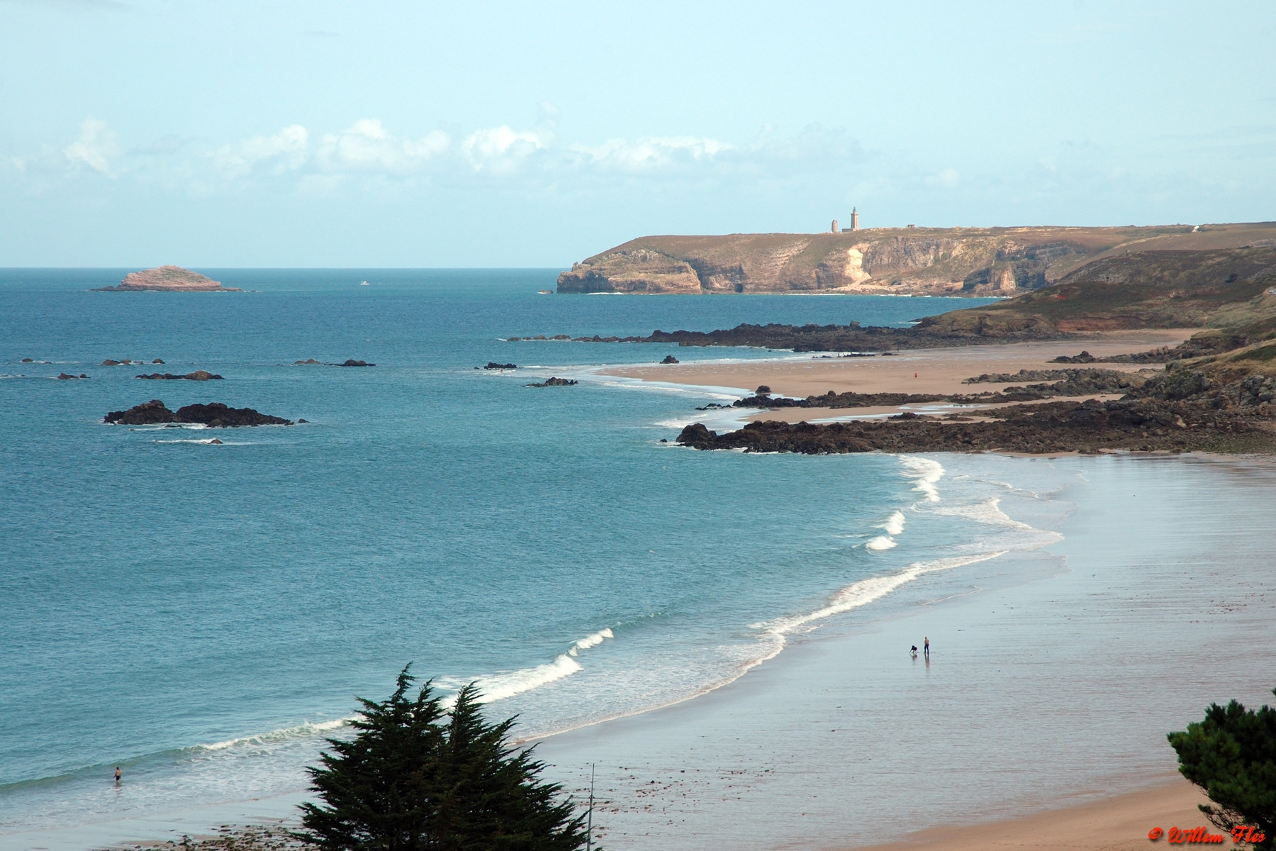 Пляж в Фреэль мысе, Франция – фотографии Франции