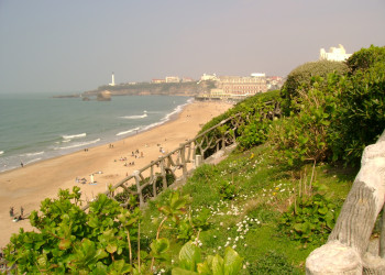 Пляж в Биаррице, Франция. Фото 1 – фотографии Франции