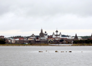 Соловецкий монастырь, панорама – фотографии России