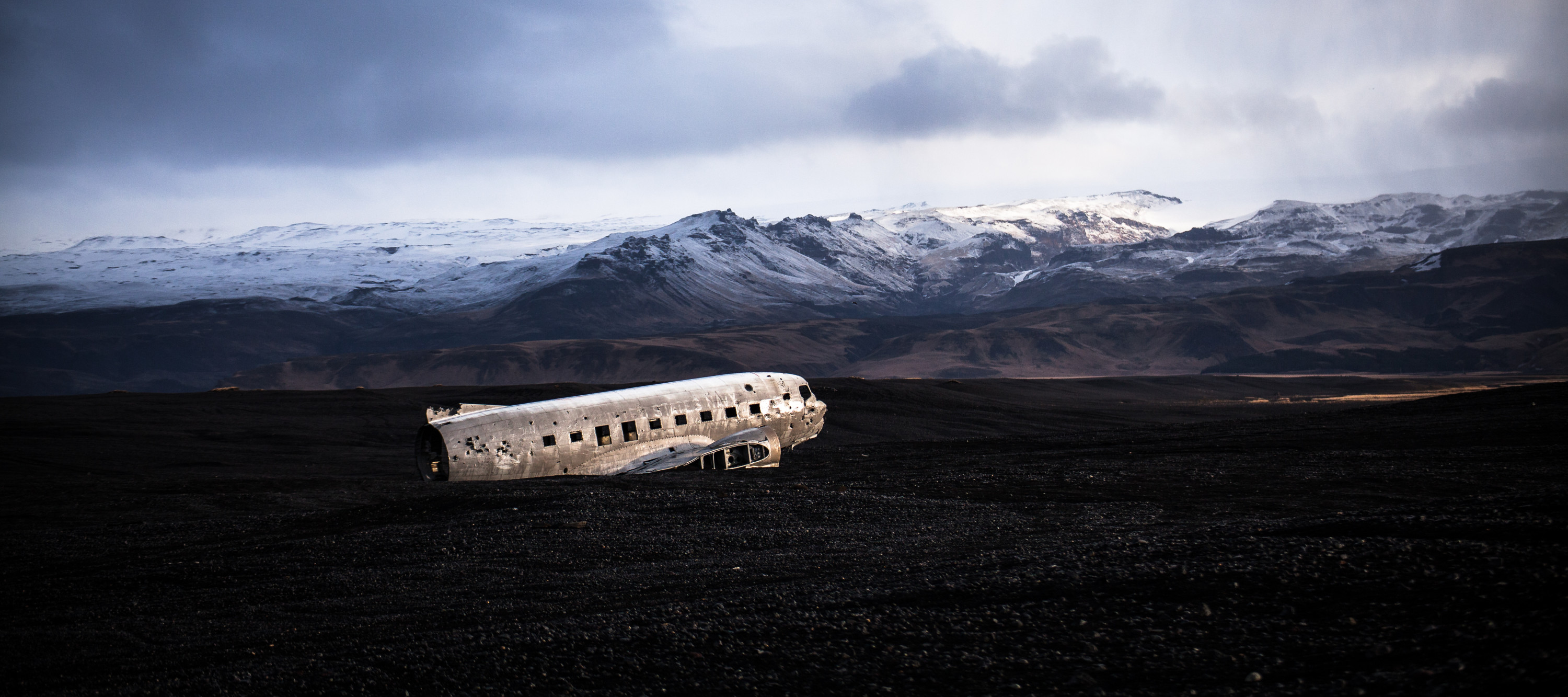 Крушение военного самолёта в Исландии – фотографии Исландии