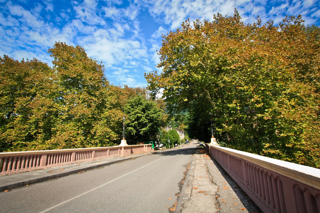 Дорога по мосту. Ткуарчал. Абхазия – фотографии Абхазии