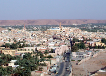 Мзаб долина с высоты. Алжир – фотографии Алжира