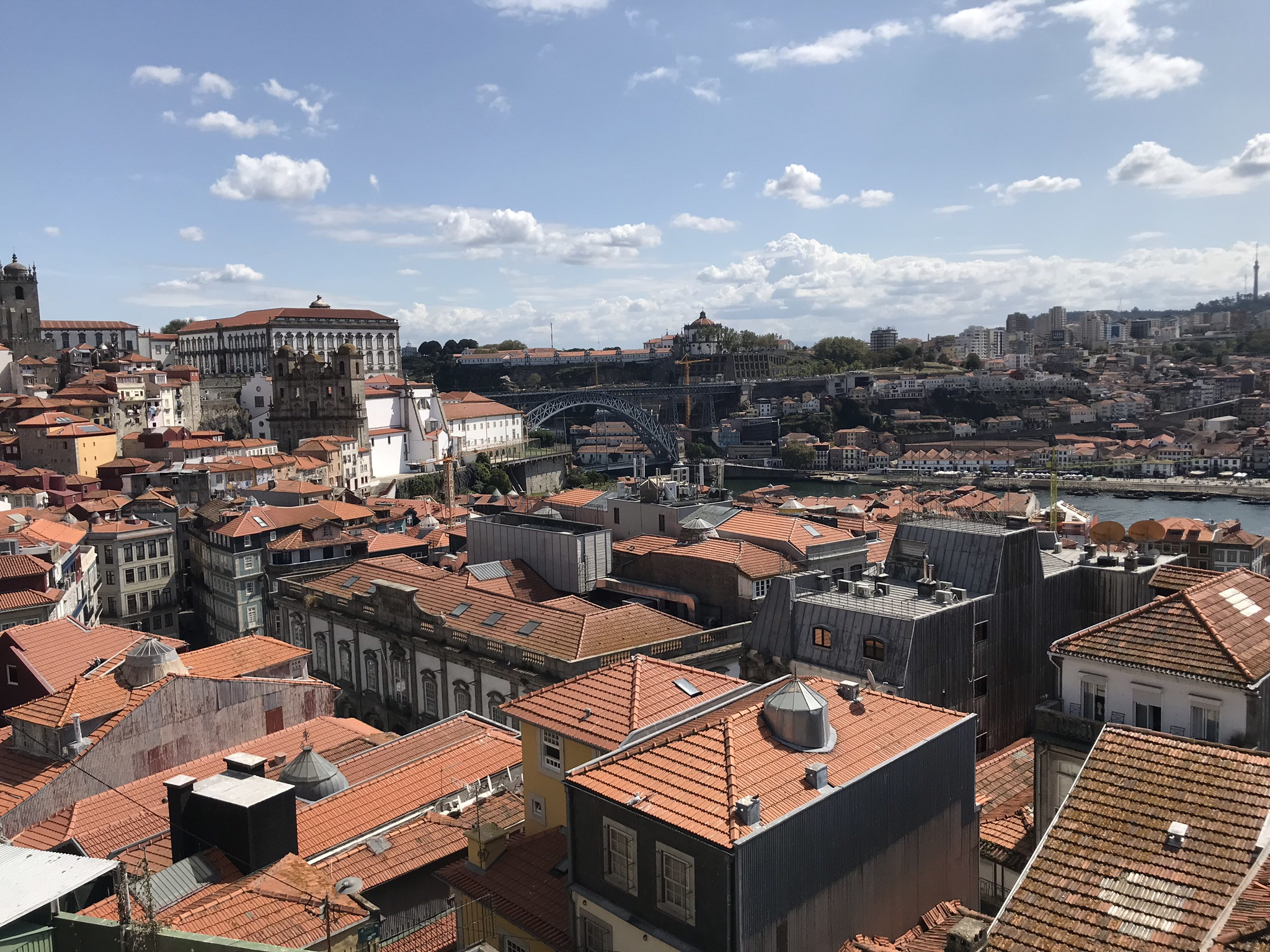 Гуляем по старой части Порту, с разных уровней открывается классный вид на город – фотографии Португалии