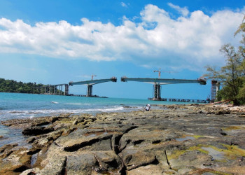 Мост в Сиануквиле, Камбоджа – фотографии Камбоджи