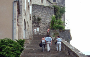 Лестница в Рокамадуре, Франция. Фото 1 – фотографии Франции