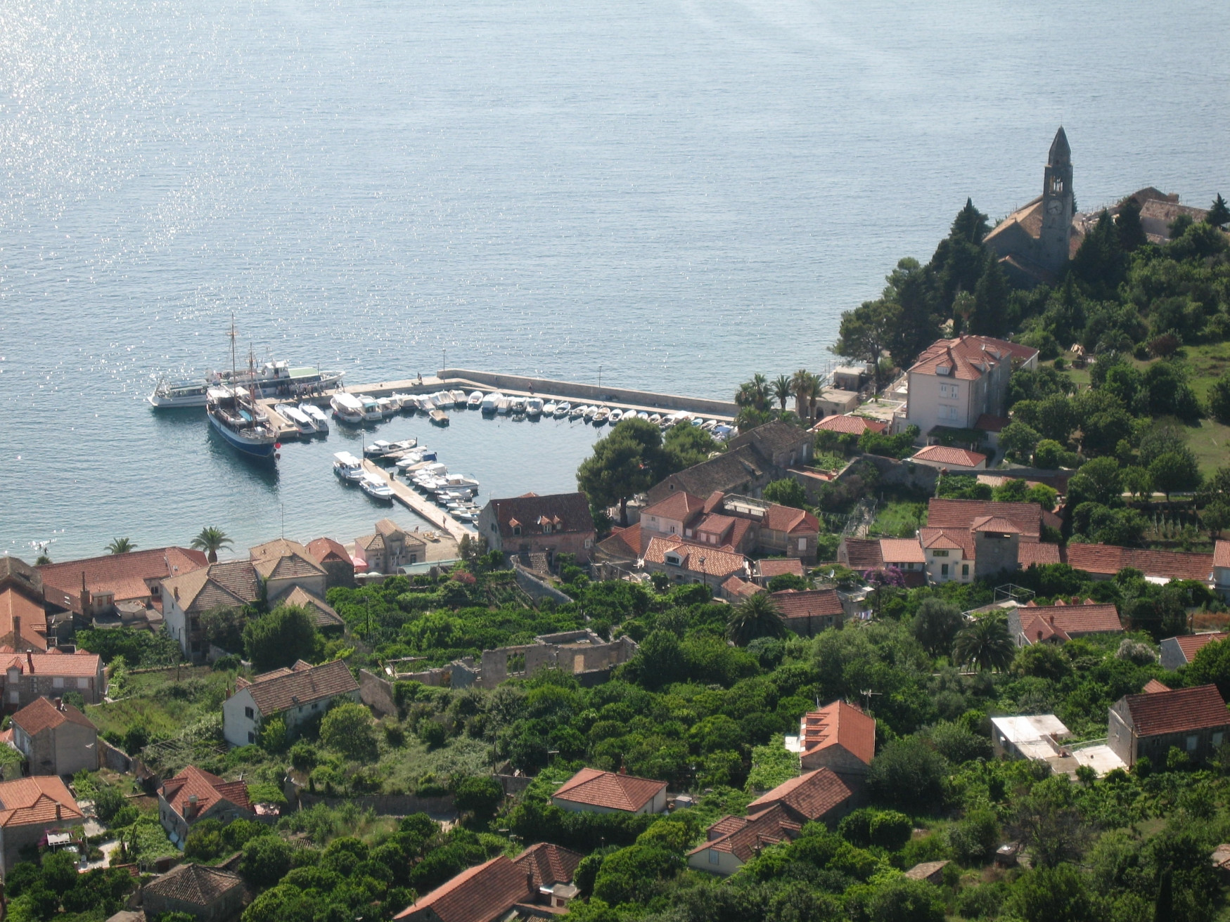 Панорамный вид на острове Лопуд, Хорватия. Фото 6 – фотографии Хорватии