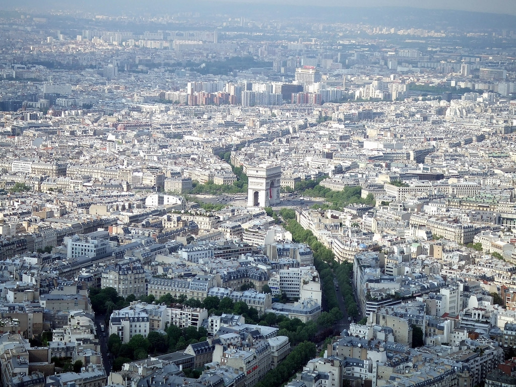 Панорамный вид в Париже, Франция. Фото 19 – фотографии Франции