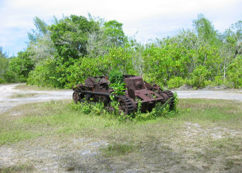 Танки на острове Пелелиу в Палау – фотографии Палау