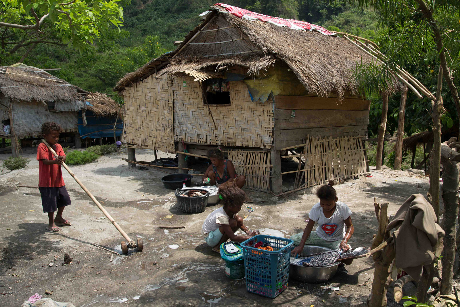 Деревня у вулкана Пинатубо, Лусон, Филиппины – фотографии Филиппин