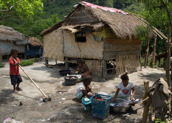 Деревня у вулкана Пинатубо, Лусон, Филиппины – фотографии Филиппин