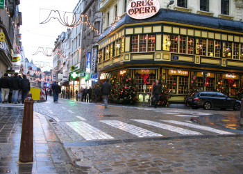 Улица в Брюсселе, Бельгия. Фото 3 – фотографии Бельгии