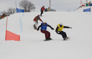 Сноубордисты в Хабарское, Россия. Фото 1 – фотографии России