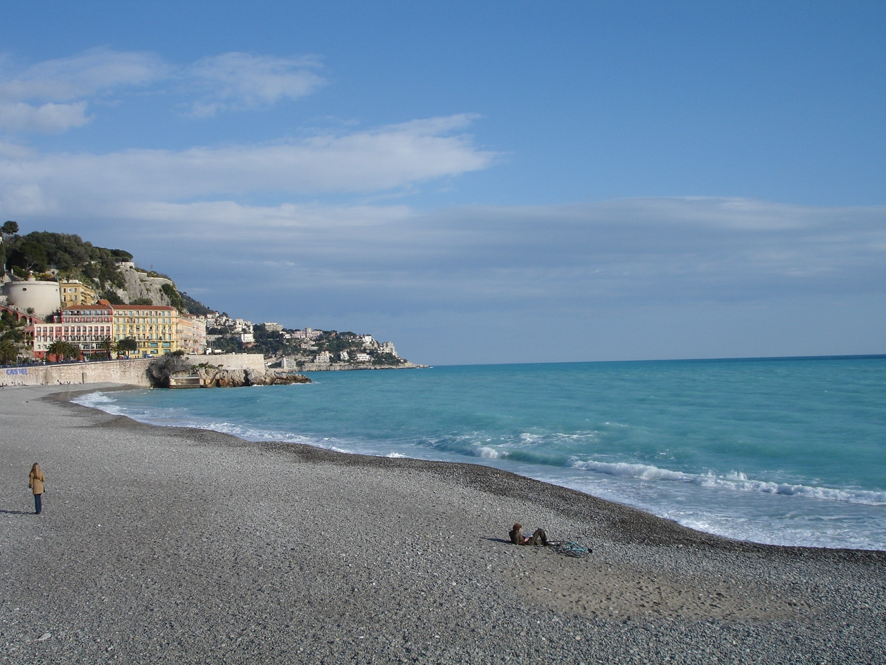 Пляж в Ницце, Франция. Фото 6 – фотографии Франции