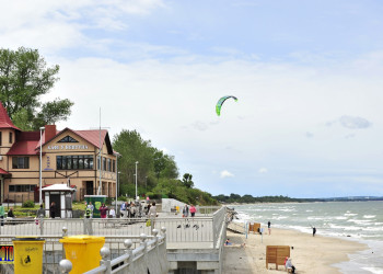 Набережная Зеленоградска – фотографии России