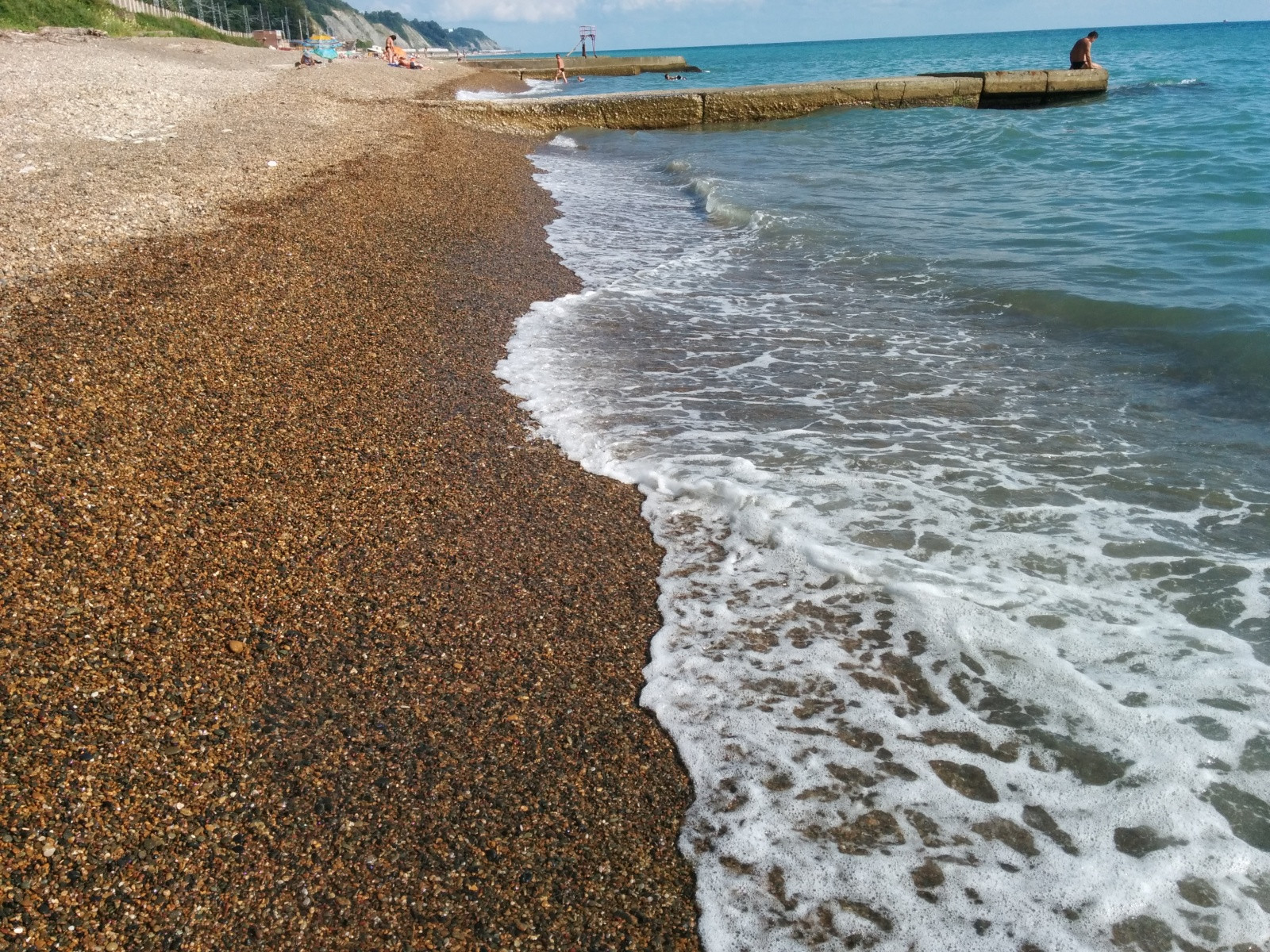Хорошиие галечные пляжи между Дедеркоем и Южным. Фото 1 – фотографии России