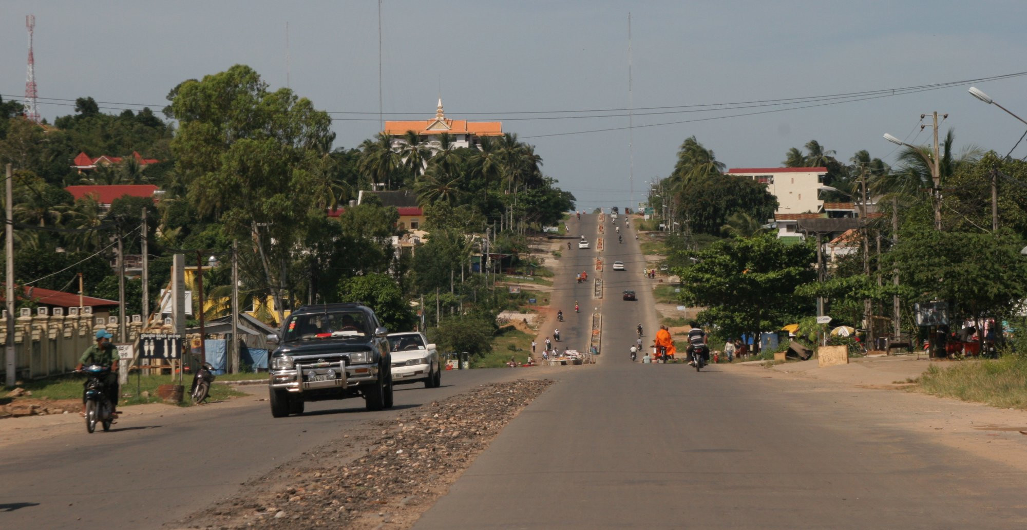 Дорога в Сиануквиле, Камбоджа. Фото 1 – фотографии Камбоджи