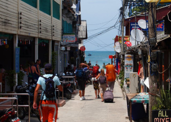 Улица на острове Пханган, Тайланд. Фото 3 – фотографии Таиланда