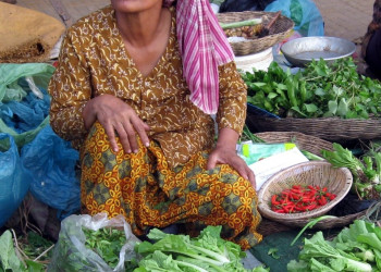 Базар в Кампонгтхом, Камбоджа – фотографии Камбоджи