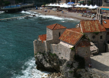 Пляж в Будва, Черногория. Фото 12 – фотографии Черногории